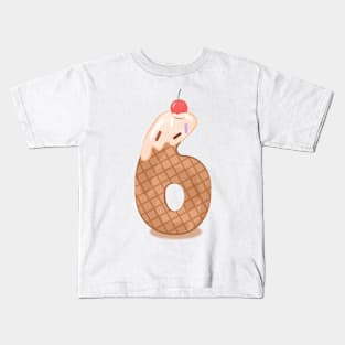 Ice cream number 6 Kids T-Shirt